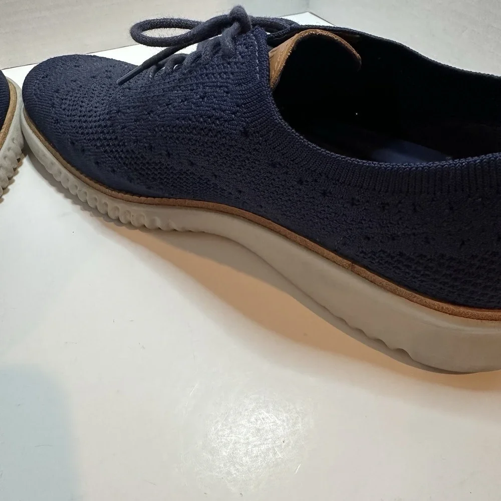 Cole Haan‎ 2 Zero Grand Mens Dress Casual Shoes. Navy Mesh Top Size 9M C27569